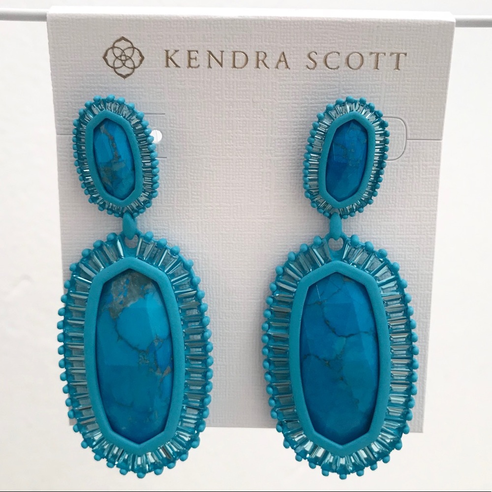 Kendra Scott Kaki drop earrings